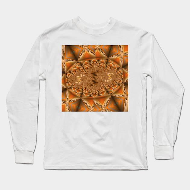 mathematically possible but still unbelievable golden fractal design Long Sleeve T-Shirt by mister-john